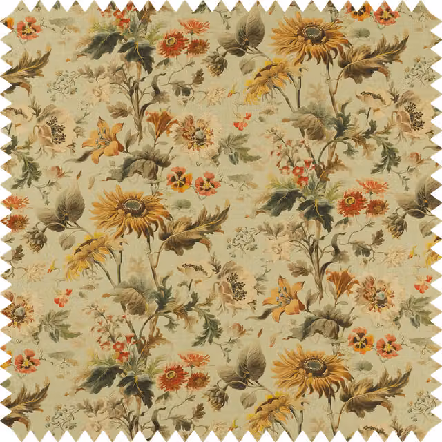 House of Hackney Avalon Cotton Linen in Apple Green