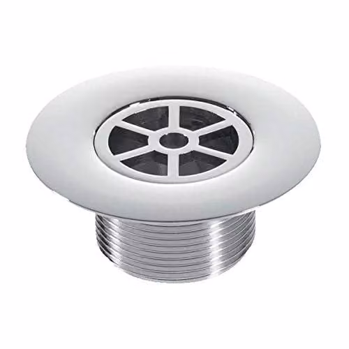 McAlpine 1 inch Standard Round Shower Waste in CP Brass, 85mm