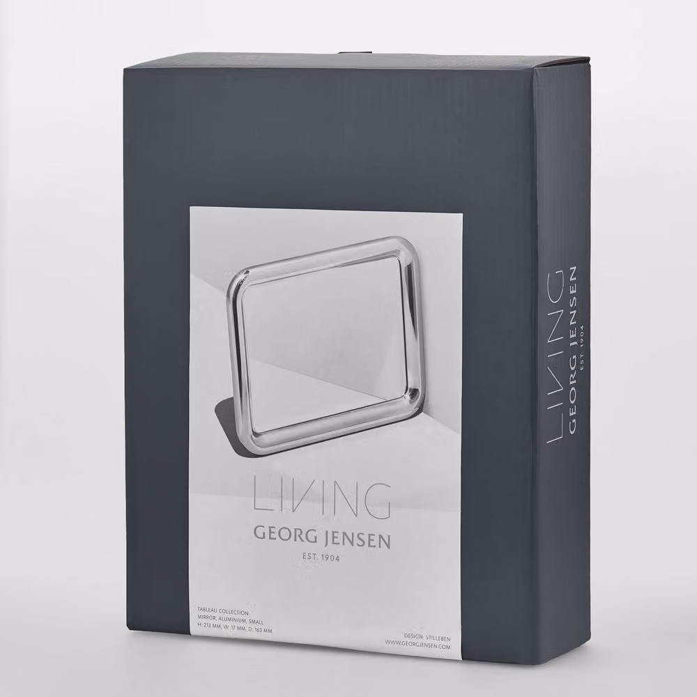 Georg Jensen Tableau Aluminum Tabletop Mirror in Silver – 2
