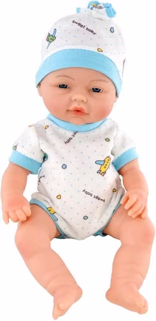 BiBi Anatomically Correct Blue Baby Boy Doll