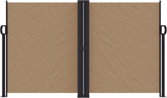 Berkfield Home Retractable Side Awning in Taupe, W/D/H: 600 x 140 cm – 1