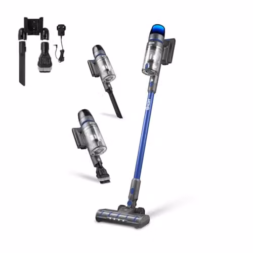 Swan SC15825N Dust Master 29.6V Cordless Stick Vacuum Cleaner with HEPA Filter and Anti-Tangle Roller, Blue