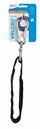 VELCRO Brand Easy Hang Strap, Black, W: 4 cm, L: 83 cm