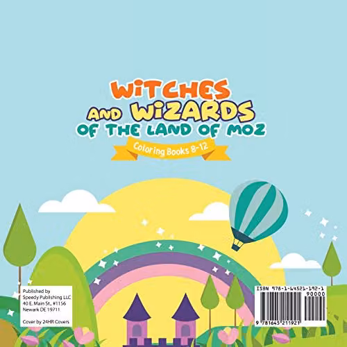 Educando Kids Witches and Wizards of the Land of Moz Colouring Book for Children, Paperback, Multicolour – 2