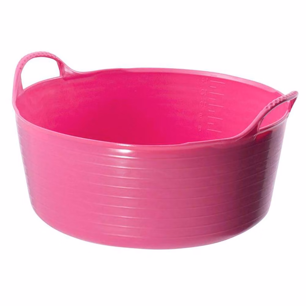 Red Gorilla Pink Plastic Garden Tub Trug with Handles, 15L – 2
