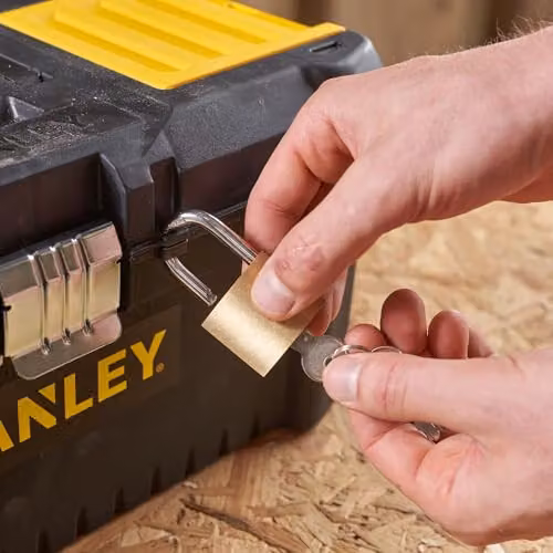 Stanley Basic Toolbox with Organiser Top and Inserts, Black, W: 50.0 cm, D: 40.6 cm, H: 19.5 cm – 7