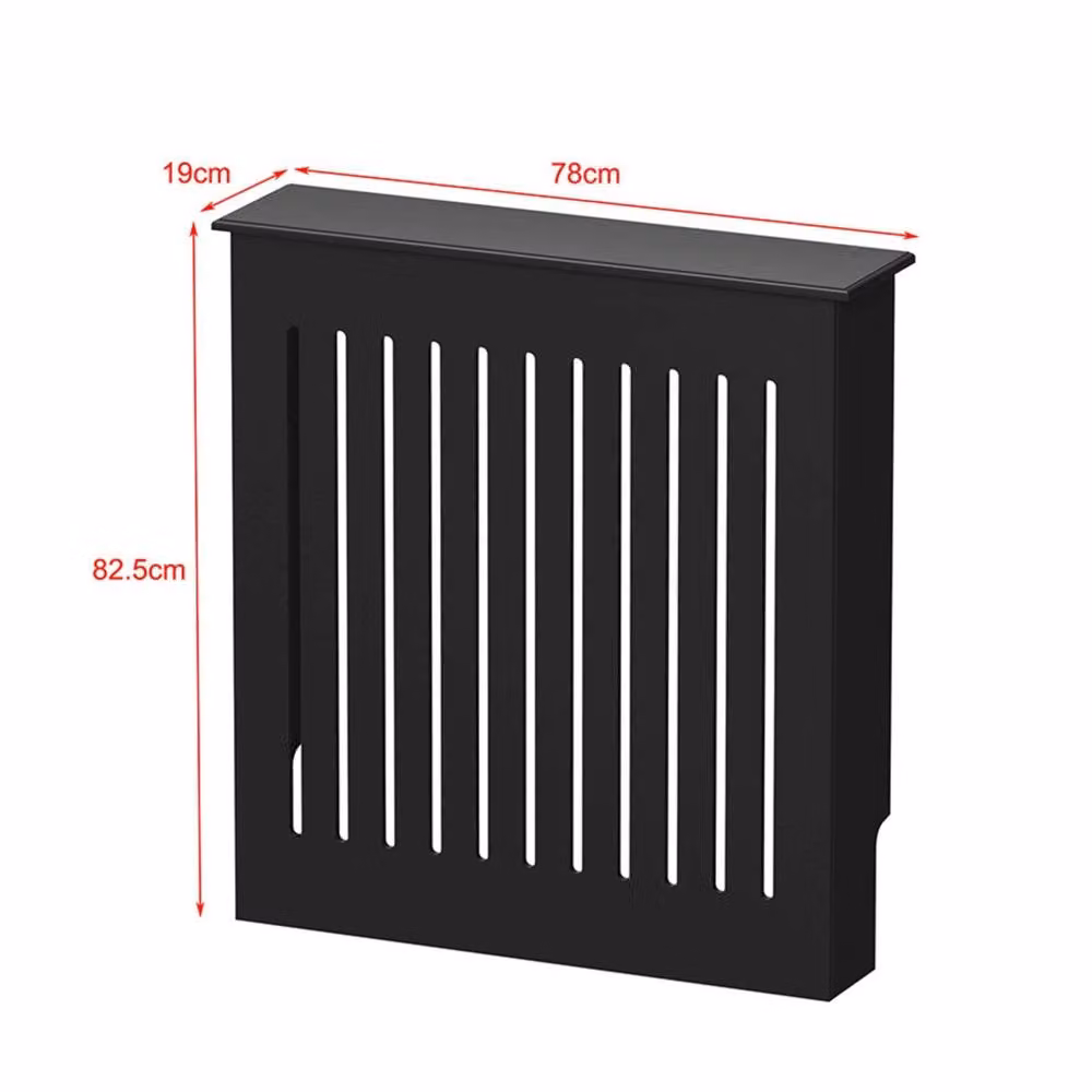 FORGEVIO Small Radiator Cover Cabinet in Black Matt – 2