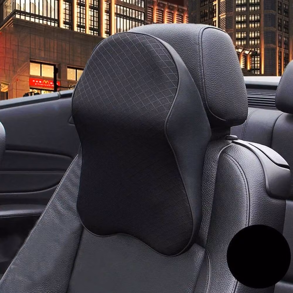 SPETLEK Black Contoured Memory Foam Neck and Head Rest Support Cushion – 4