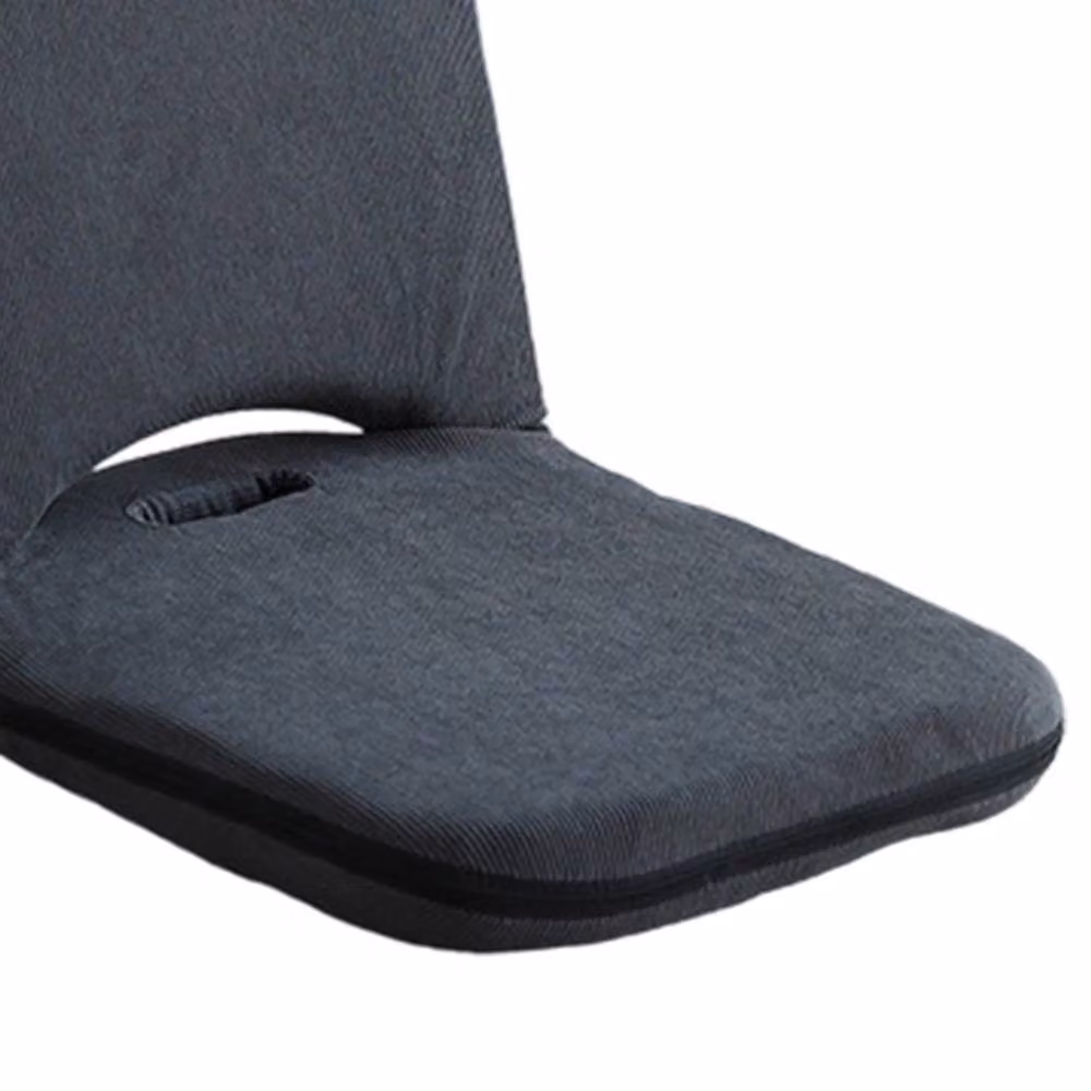 VOGREX Grey 5 Position Adjustable Recliner Floor Gaming and Reading Chair – 3