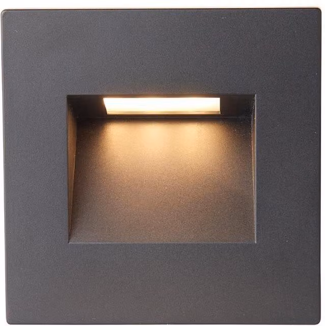 Netlighting Albus CCT LED Outdoor Wall and Step Guide Light, Black, IP65
