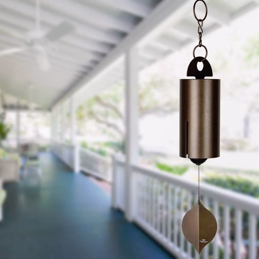 Woodstock Chimes Heroic Windbell Large Antique Copper Wind Chime – 6