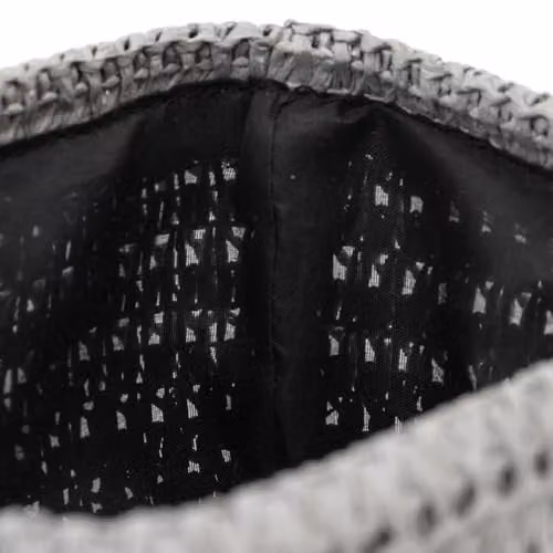 JVL Kenzi Set of 2 Open Weave Fabric Square Storage Baskets with Handles, Grey, W/D/H: 20 x 20 x 11 cm – 5