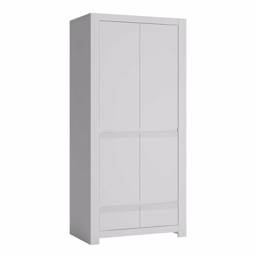 Wyld Haus Vienna 2 Door Wardrobe in White – 2