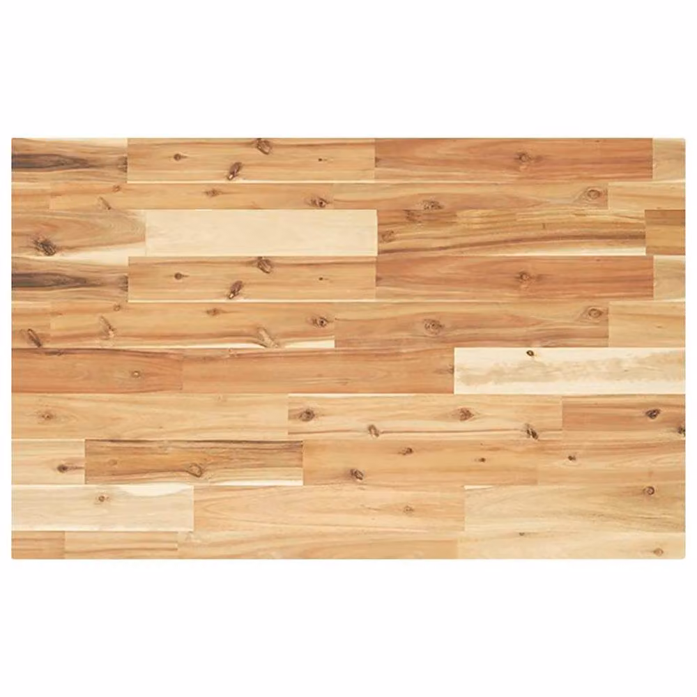 Berkfield Home Solid Acacia Wood Desk Top in Brown, W: 60 cm, D: 50 cm, H: 4 cm – 2