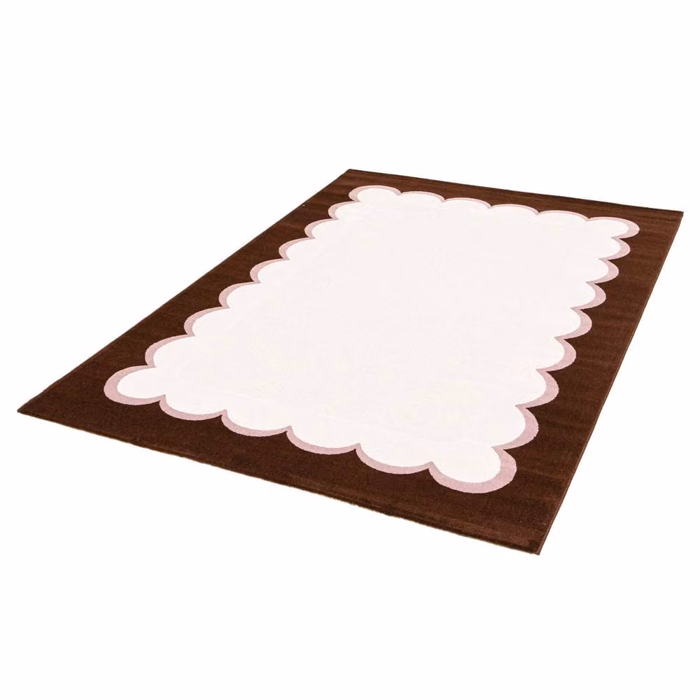 Sweekeek Pink and Brown Abstract Indoor Rug, W: 120 cm, D: 170 cm – 2