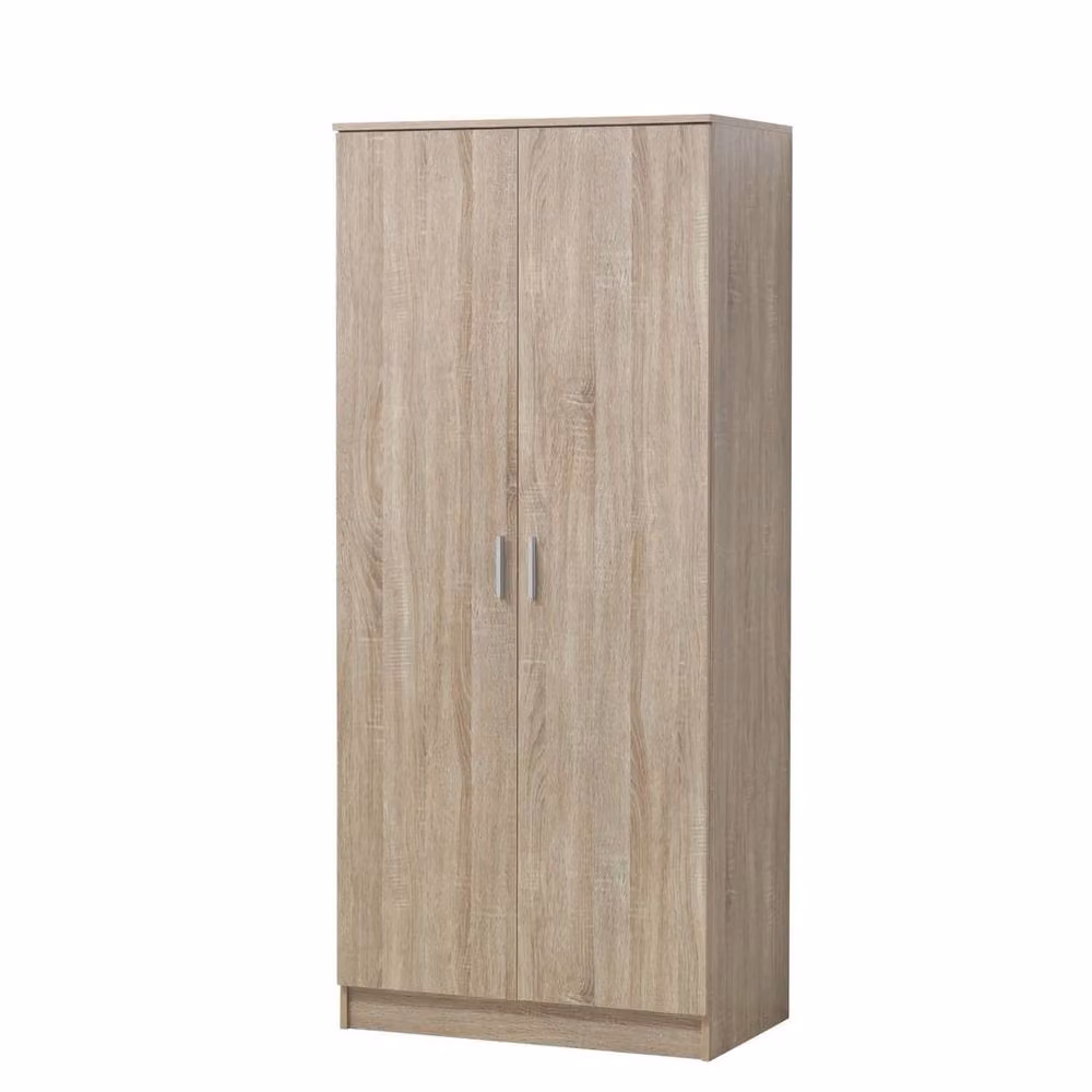 SPETLEK 2 Door Double Wardrobe in Sonoma Oak and Light Oak – 2