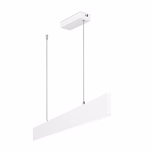 Netlighting Thin LED Linear Pendant Light, White, 22.9W, 3000K, 751lm – 1
