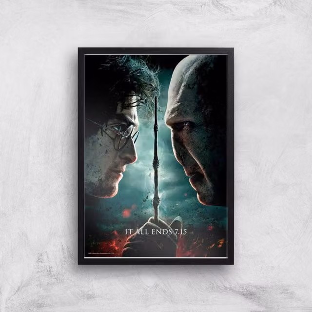 Harry Potter and the Deathly Hallows Part 2 Multicolour Giclee Art Paper Poster, A2
