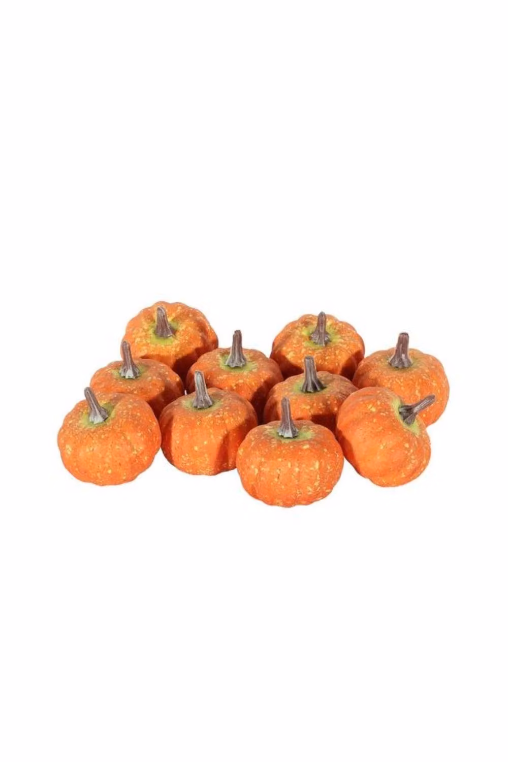 KDMD 10 Pack Small Orange Pumpkins for Autumn and Halloween Tabletop Decorations – 2