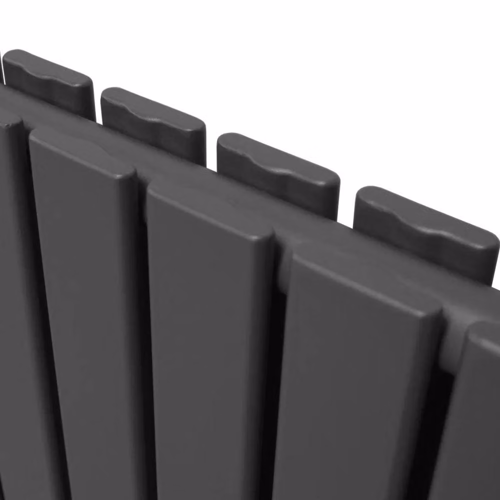 Monstershop Designer Flat Panel Steel Radiator in Anthracite Grey, W: 160 cm, H: 42 cm – 5