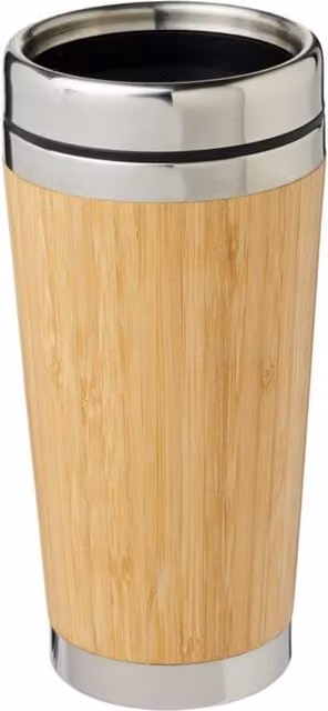 Bullet Bambus Brown Bamboo and Stainless Steel Tumbler, 450 ml
