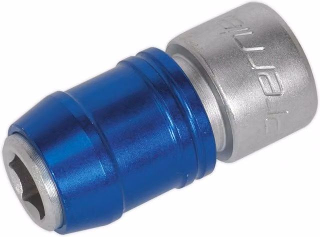 Loops 10mm Quick Release Bit Adaptor, 3/8 Inch Sq Drive, Blue Chrome Vanadium Steel – 1