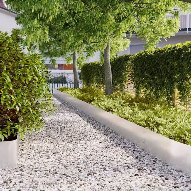 Berkfield Home Stainless Steel Lawn Edgings, Silver, 20 Pieces, H x W: 103 x 25 cm