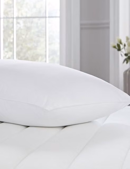 Silentnight Luxury Firm Breathable Pure Cotton Pillow in White