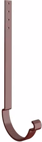 Lindab Steel Gutter Rafter Angle Bracket, 350mm, Dark Red
