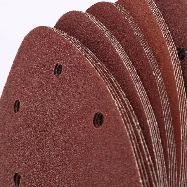 FLAVORA 60pcs Red Delta Mouse Sander Sanding Sheets, 90mm