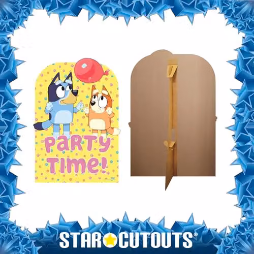 Star Cutouts Bluey & Bingo Balloon Play Backdrop, Multicolour, Width: 135 cm – 4