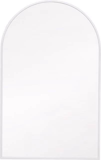 MirrorOutlet Arcus Modern Wall Mirror in White, Height: 190 cm