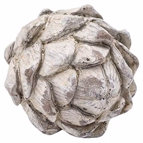 Love Lace Garda Decorative Large Artichoke in White and Multicolour
