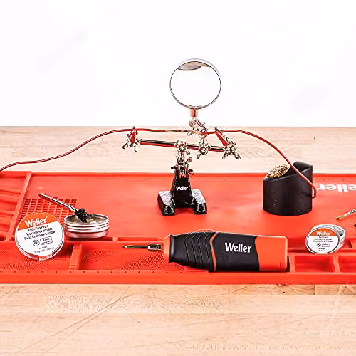 Weller WLIBA4EU Cordless 4.5W Soldering Iron in Red with Rechargeable Battery – 2