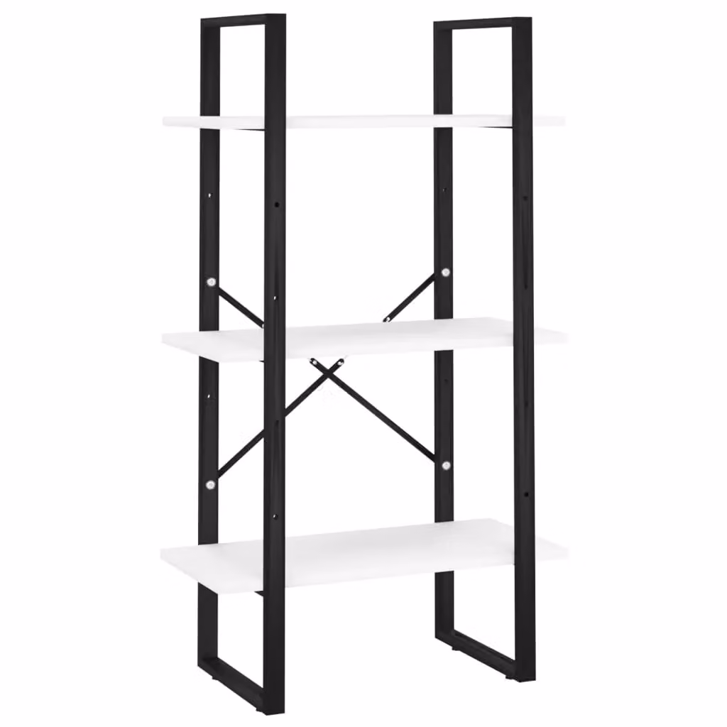 Berkfield Home White Freestanding Storage Shelf W/D/H: 60 x 30 x 105 cm – 2