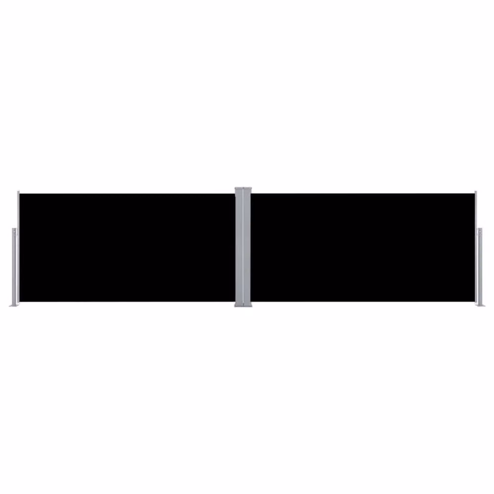 Berkfield Home Black Retractable Polyester Roller Side Awning W/D/H: 160 x 600 cm – 2