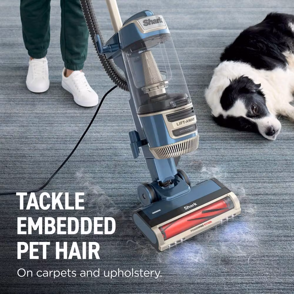 Shark Rotator Pet Pro Bagless Corded Vacuum Cleaner with HEPA Filter and Anti-Tangle Roller in Blue – 5