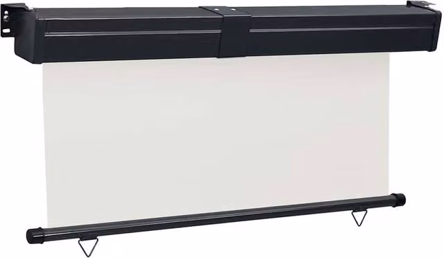 Berkfield Home Stylish Balcony Side Awning in Beige, W: 160 cm, H: 250 cm