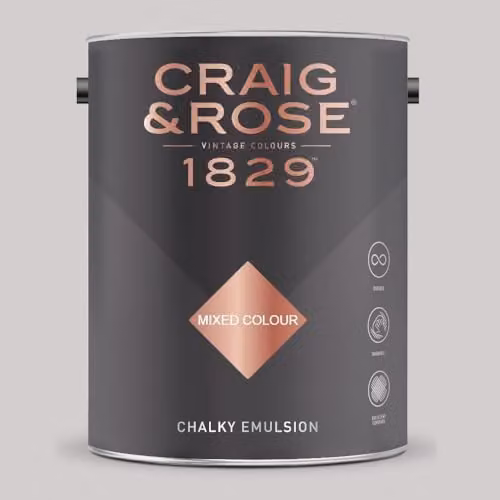 Craig & Rose 1829 Chalky Emulsion Paint in Strawberry Hill, 5 l – 1