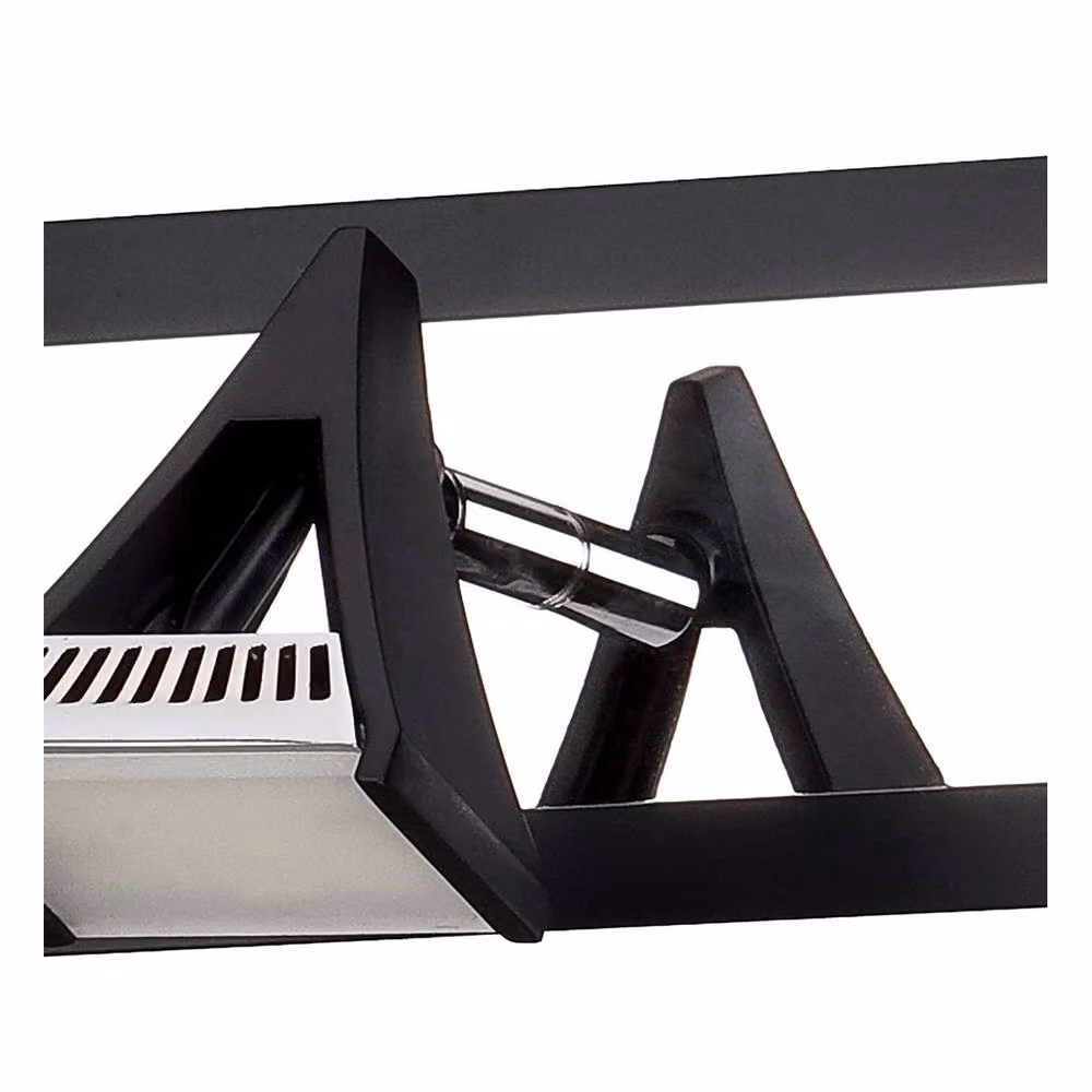 Netlighting Filippo Linear 4 Light LED Spot Light, 20W, 1750lm, Black and Chrome – 3
