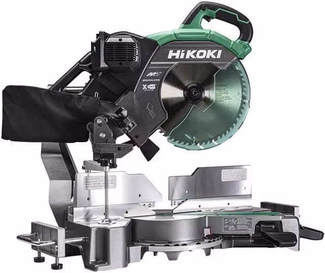 HiKOKI C3612DRAW4Z 36V Sliding Compound Mitre Saw, Green (Bare Unit)