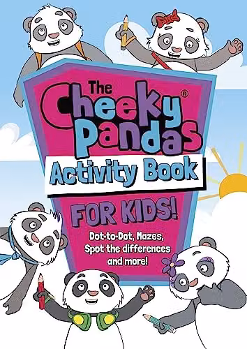 Cheeky Pandas Activity Book by Candle Books, Multicolour Paper Childrens Book