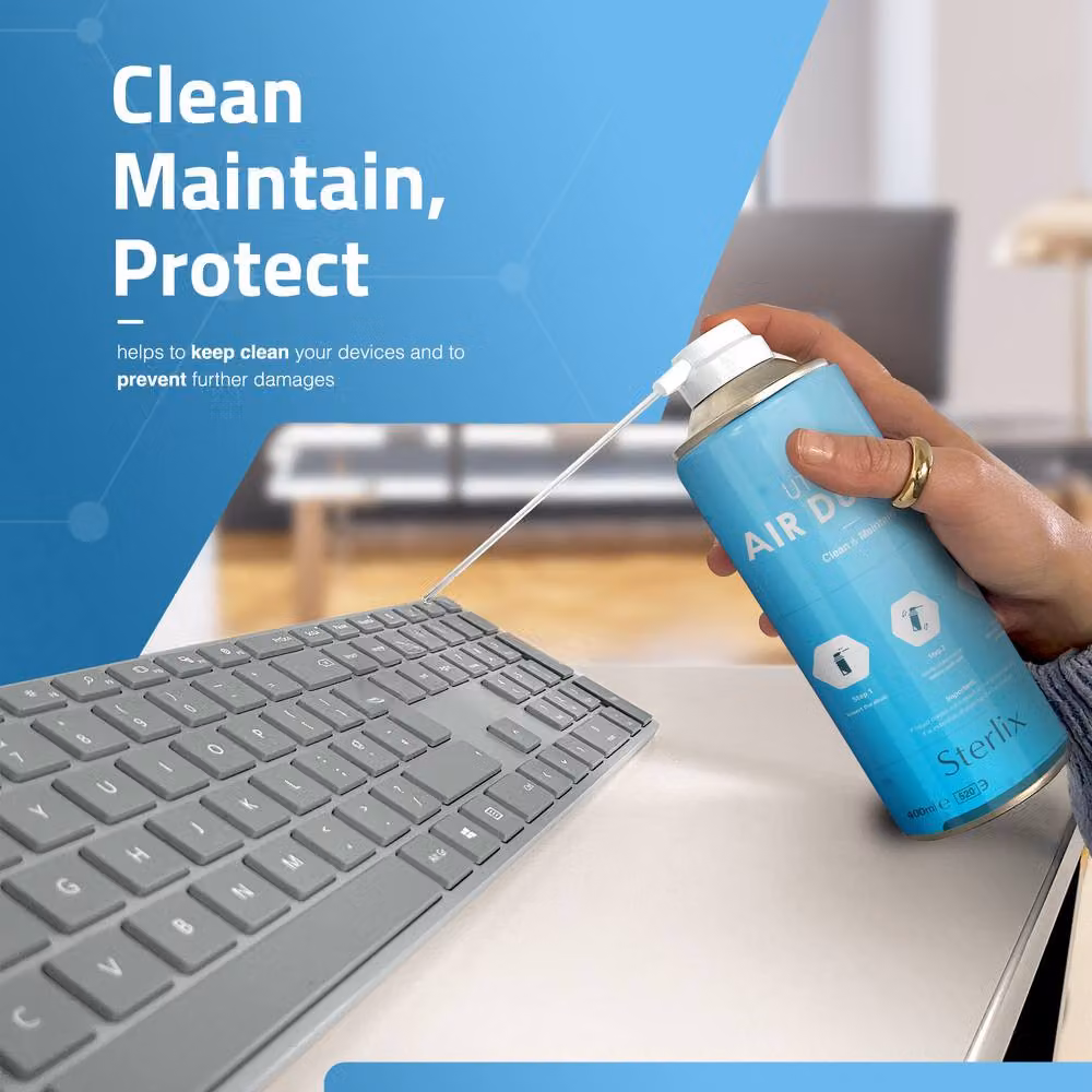 Sterlix Compressed Air Spray Dust Cleaner, 400ml, Blue – 2