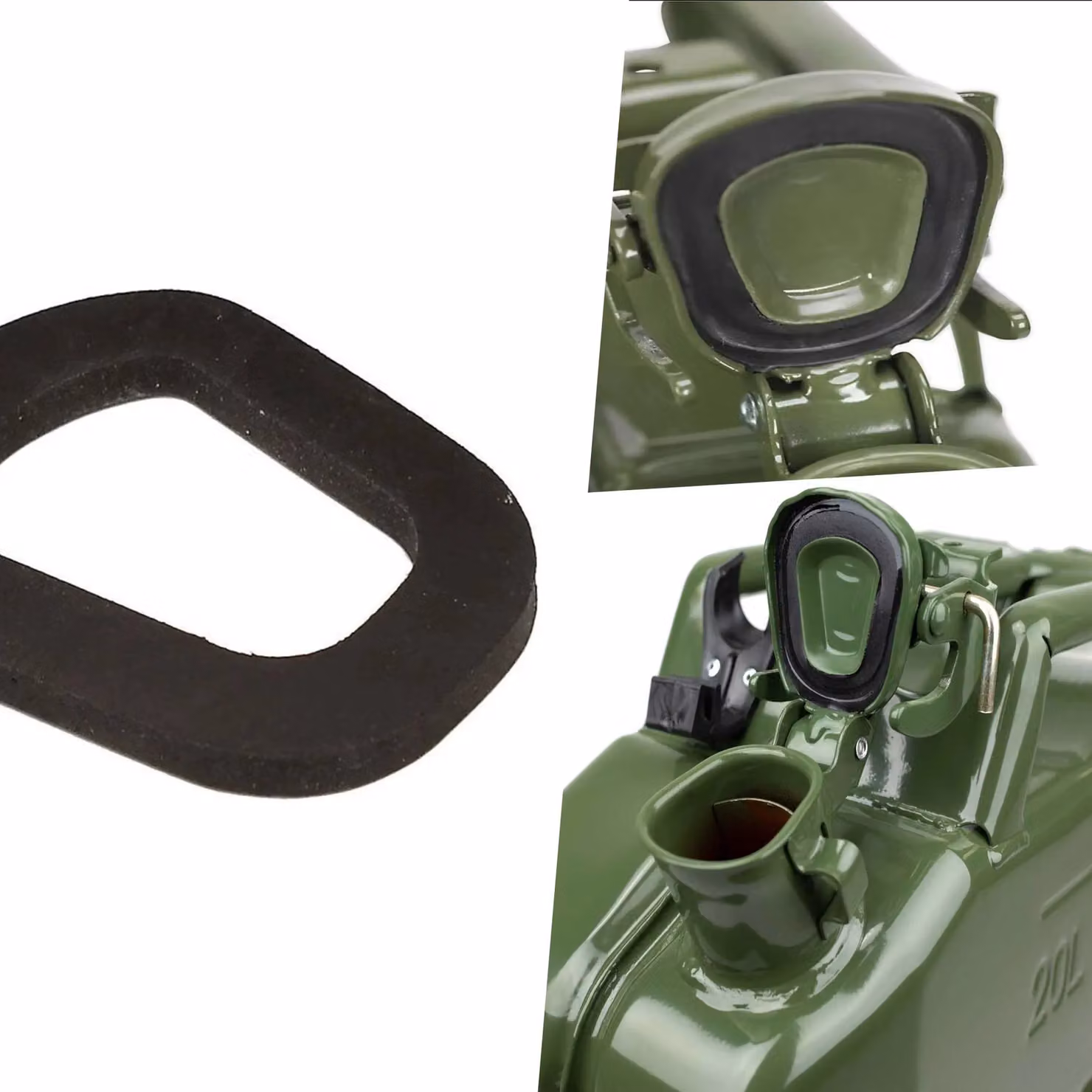 Pegdev Black Rubber Seal for 10 and 20 Litre Jerry Cans – 3