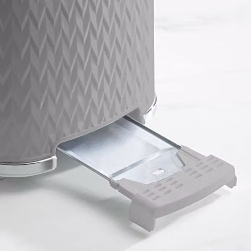 Daewoo Argyle 800W 2 Slice Toaster with Defrost, Reheat and Browning Control in Grey – 3