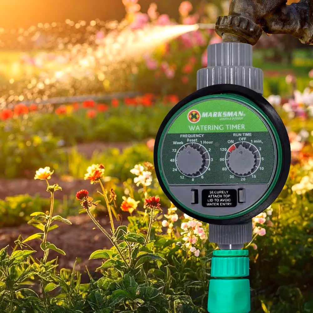 Marksman Digital Automatic Electronic Water Timer with Filter in Green – 2