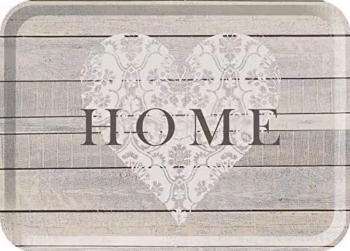 Creative Tops Everyday Home Large Rectangular Melamine Serving Tray with Handles, W: 47 cm, D: 32 cm, H: 1 cm, Grey