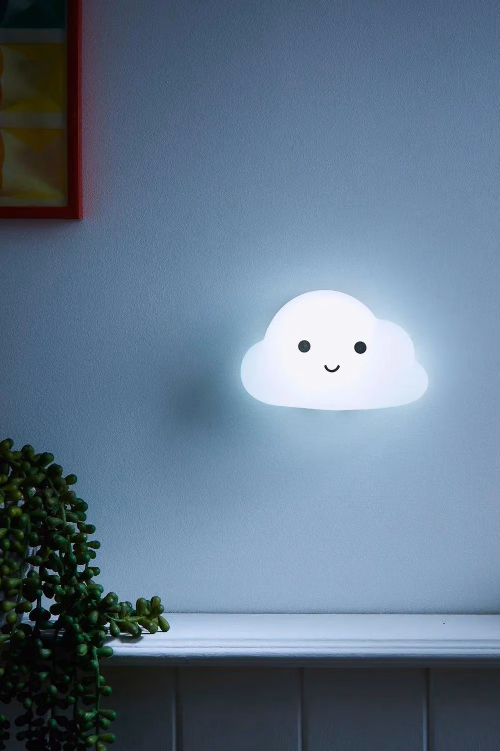 BHS Lighting Glow Cloud Silicone Wall Night Light in White – 4
