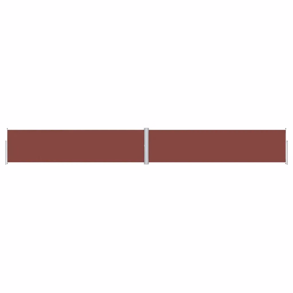 Berkfield Home Retractable Roller Side Awning in Brown, W: 1200 cm, H: 160 cm – 2