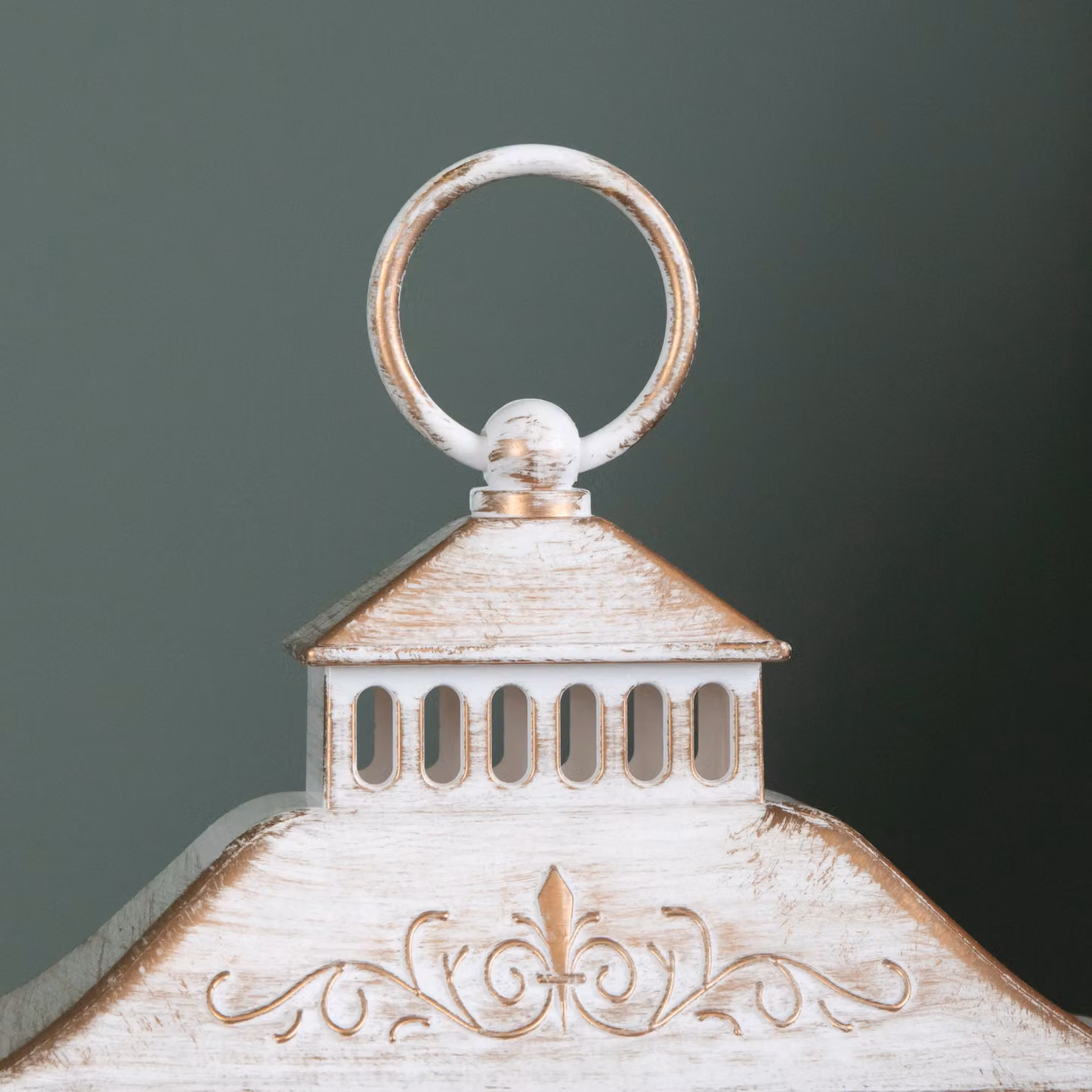 Samuel Alexander White and Gold LED Christmas Snowman Wonderland Tabletop Lantern Decoration, H 28 cm – 3